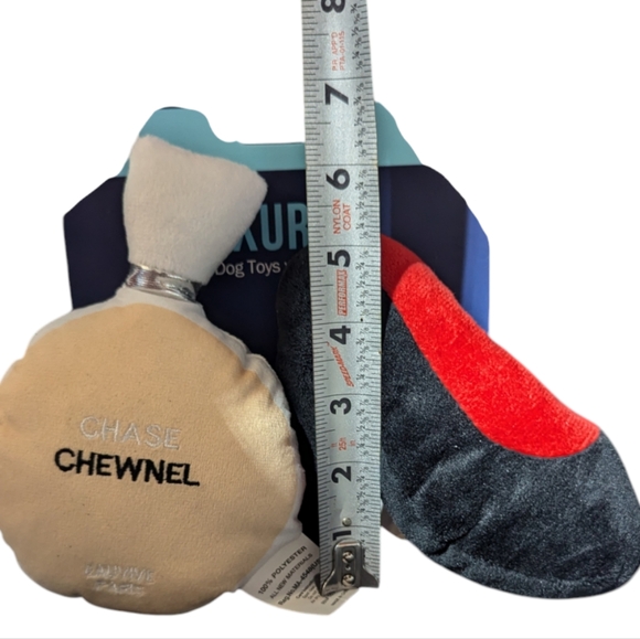 Chewnel Shoe Dog Toys Set squeaker black - Picture 5 of 5